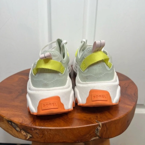 Sorel Women's Kinetic Breakthru Tech Lace Sneakers Multicolor Size 9.5 Green - Picture 4 of 15